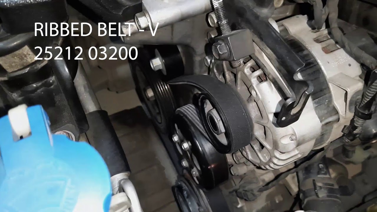 2016 Hyundai Accent Serpentine Belt Diagram