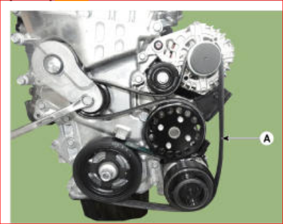 2012 Hyundai Accent Serpentine Belt Diagram