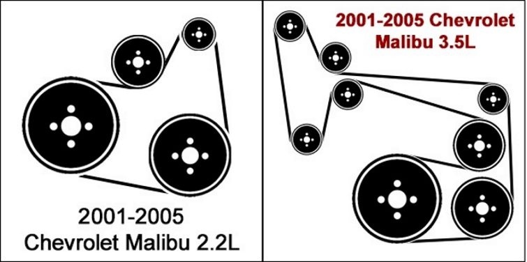 2013 Chevy Malibu 2.4 Serpentine Belt Diagram