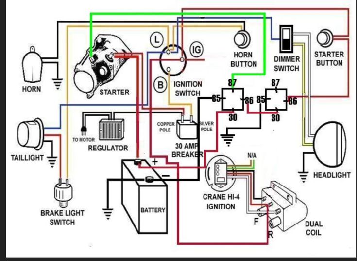 Shovelhead Starter Relay Wiring Diagram