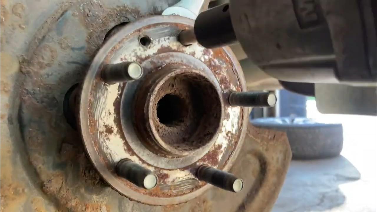 How To Remove A Stuck Wheel Hub Assembly SIMPLE and EASY way to remove a stuck wheel bearing! - YouTube