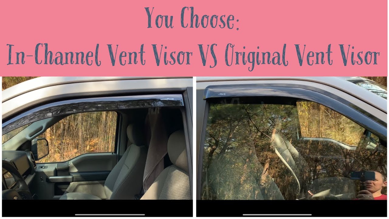 Installation Of In-channel And Tape-on Window Visors For The 240sx