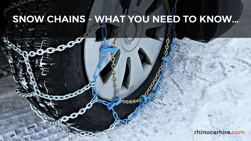 Snow Chains For 2 Wheel Drive
