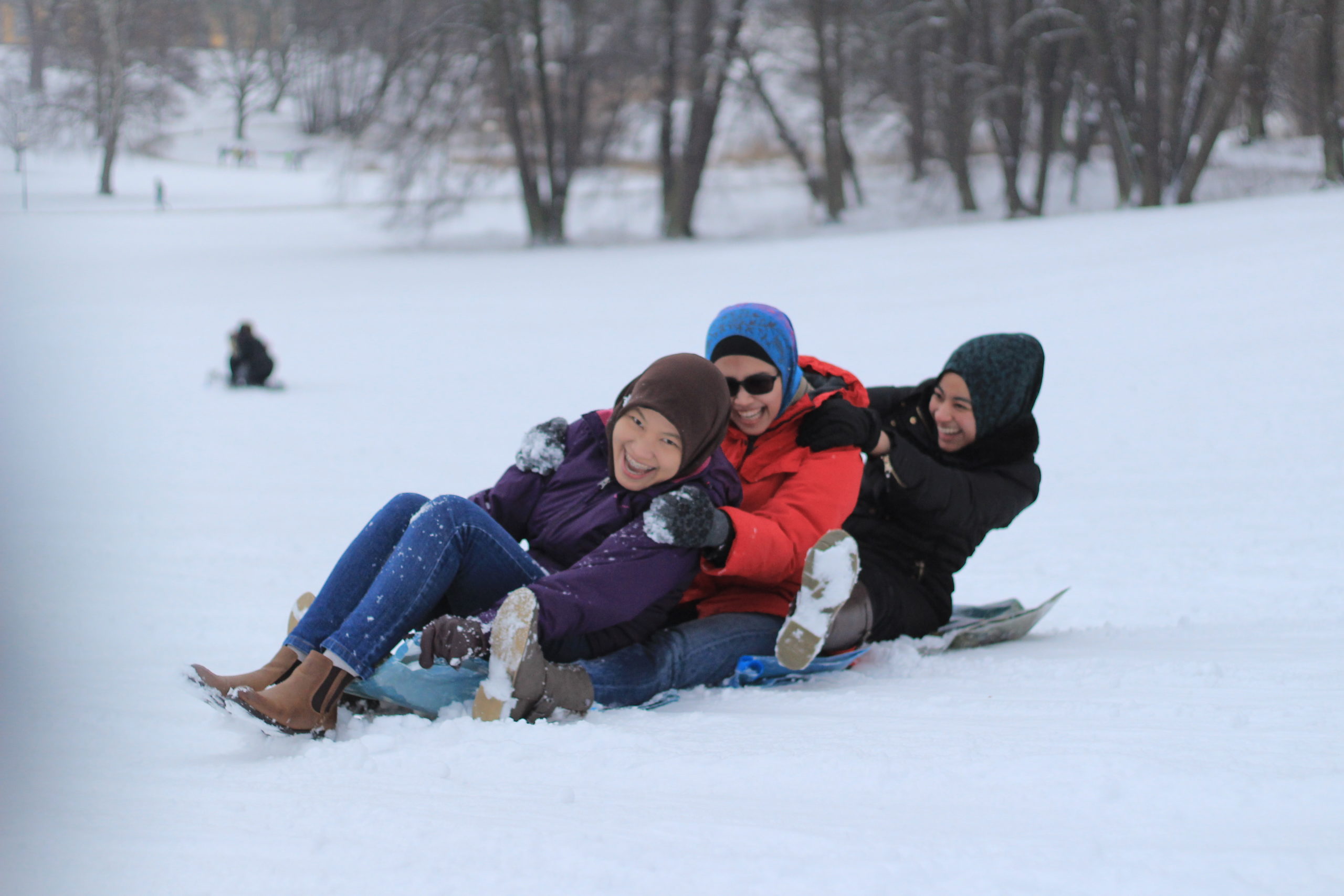 What To Do When Sliding In Snow