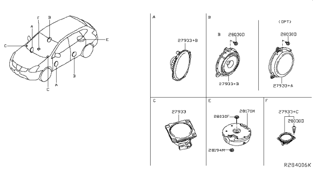 2018 Nissan Rogue Speaker Replacement
