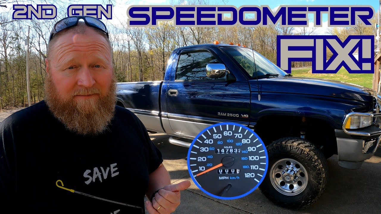 How To Fix A Speedometer That Is Reading Wrong SPEEDOMETER Reading WRONG- 2nd Gen Dodge Ram 2500 3500 and 1500 - HOW