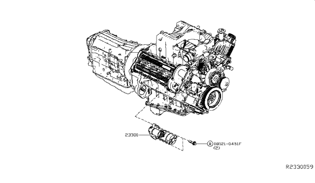 2017 Nissan Titan Starter Replacement
