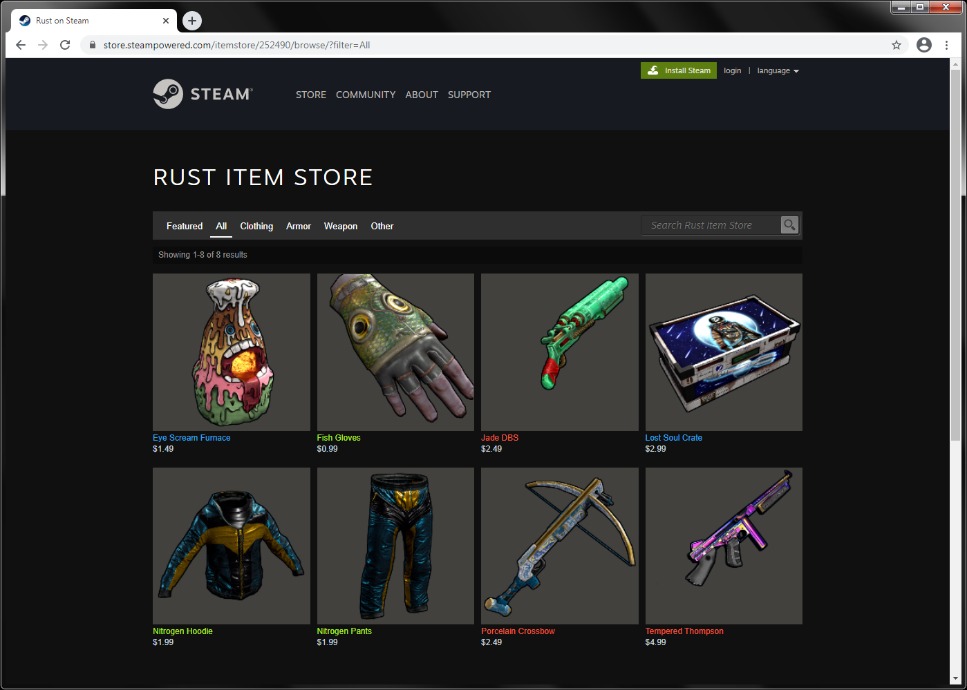 When Do Rust Limited Skins Reset