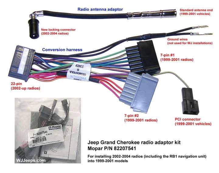 2012 Jeep Grand Cherokee Radio Wiring Harness