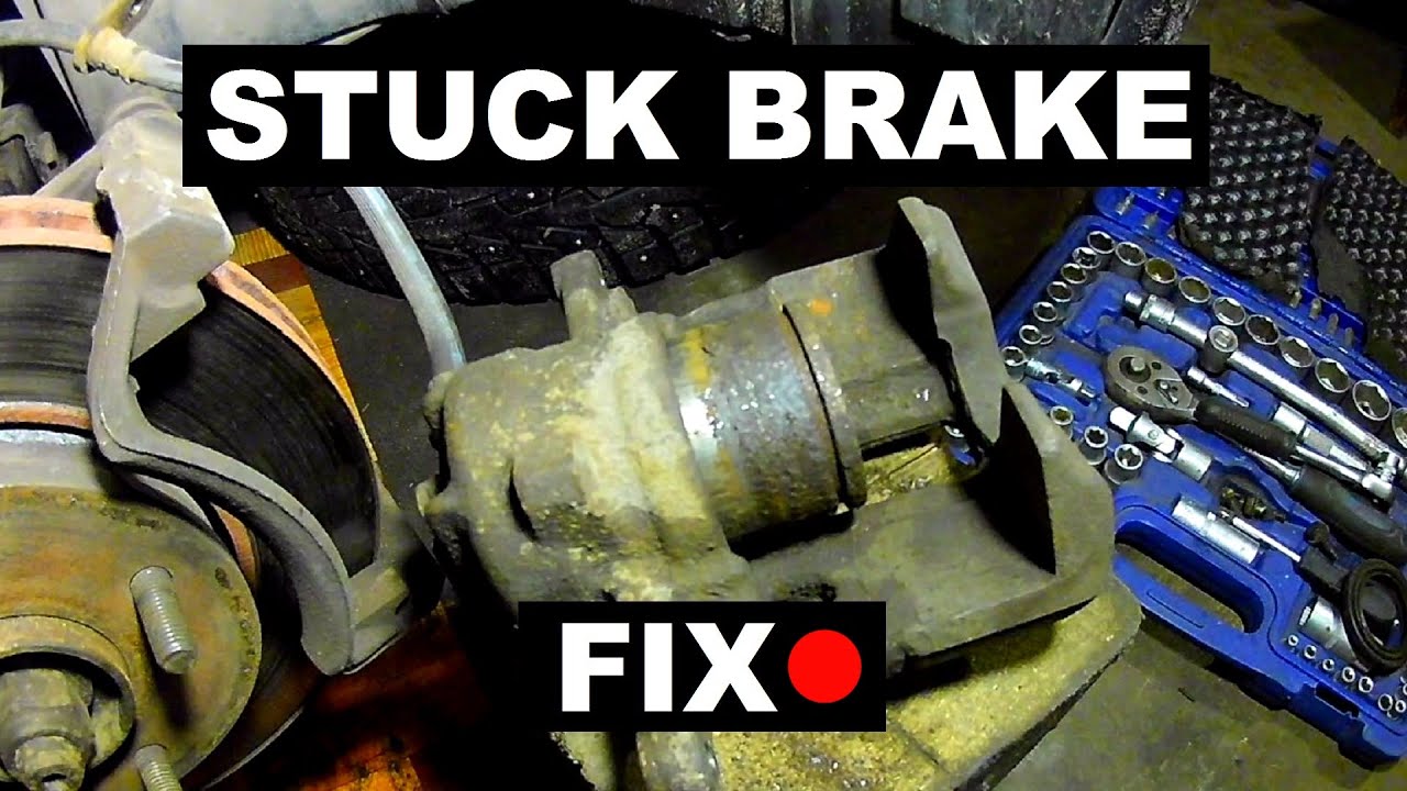 How To Fix Brake Calipers Sticking STUCK BRAKE CALIPER QUICK FIX on one wheel - YouTube