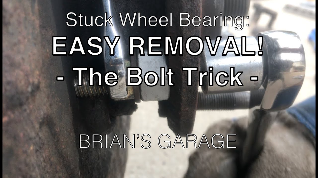How To Remove A Stuck Wheel Hub Assembly