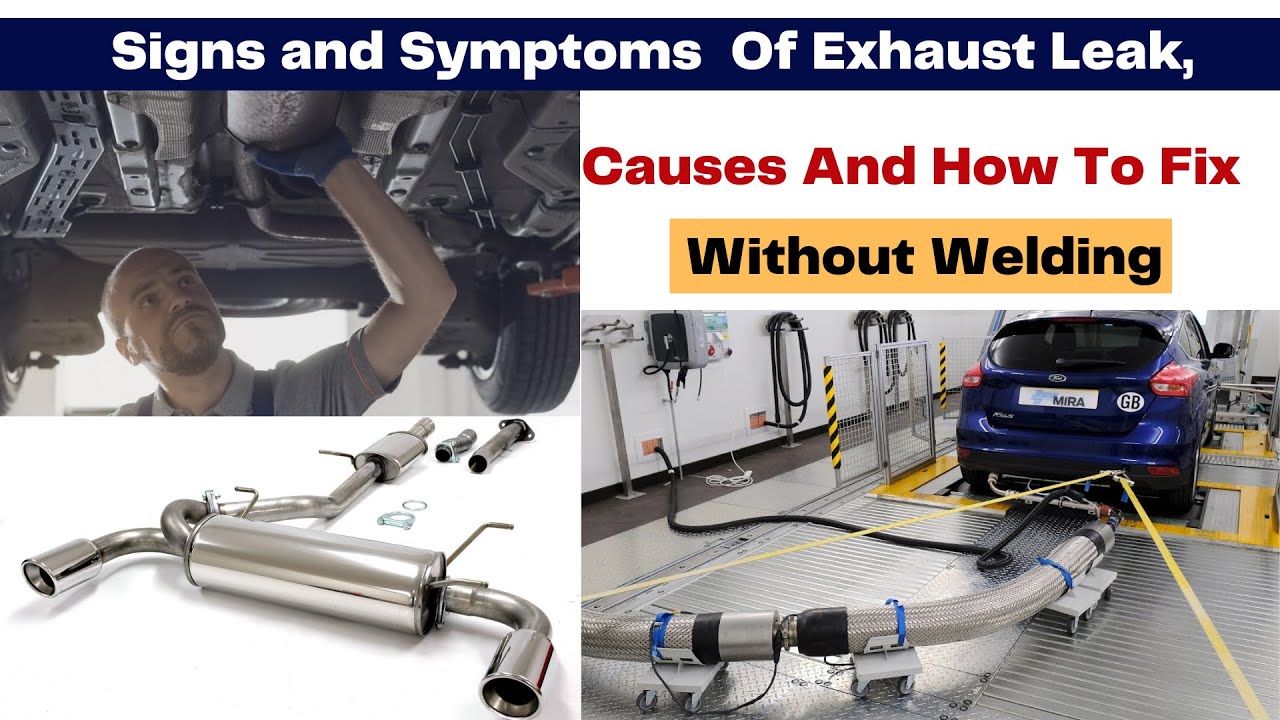 How To Fix Oil Leaking Into Exhaust Symptoms of a exhaust leaks and how to fix exhaust leaks - YouTube