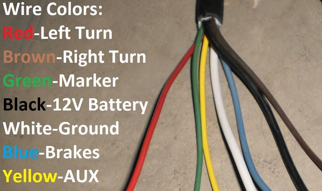 Color Code For Tail Light Wiring