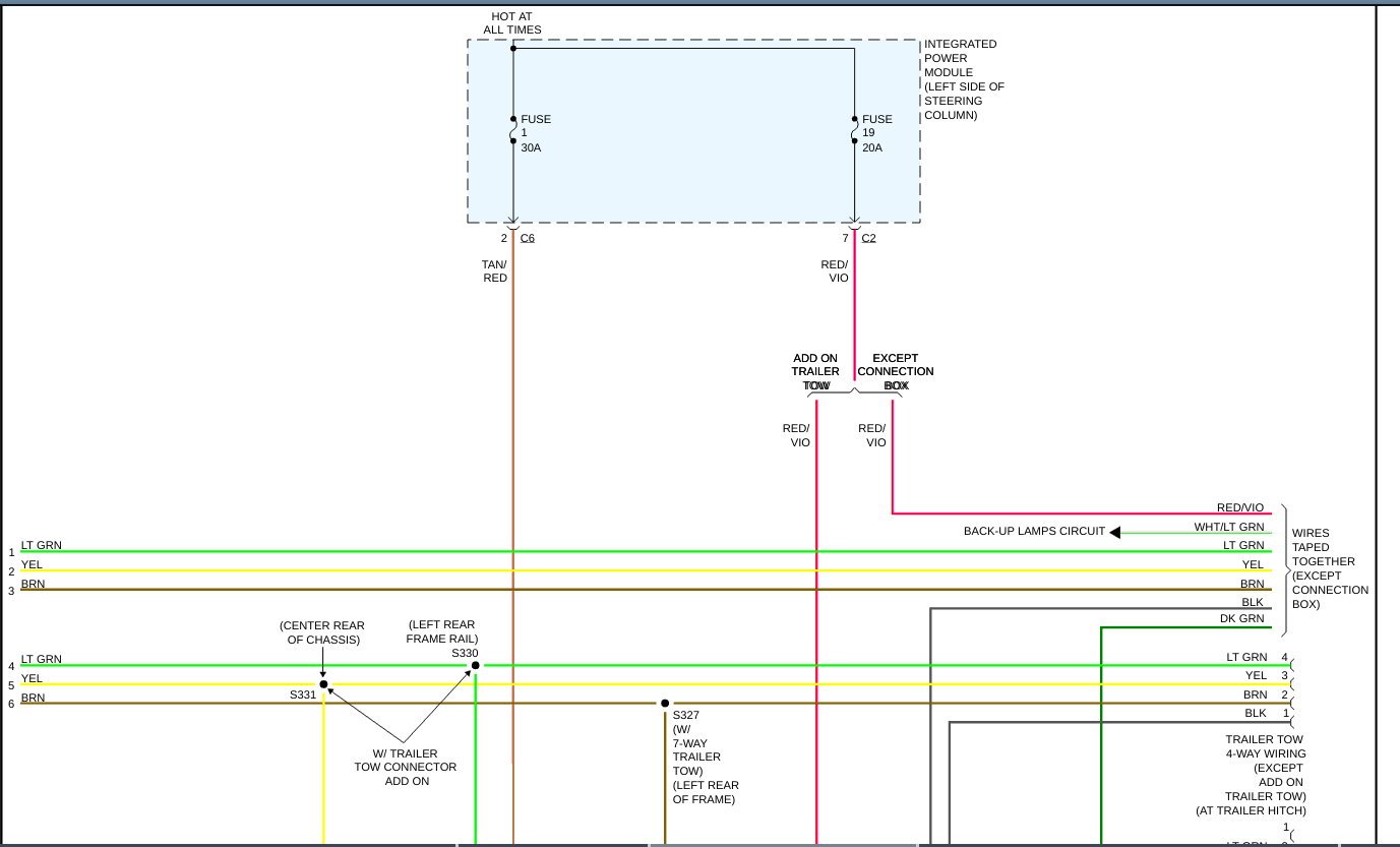 Dodge Ram 2500 Tail Light Wiring Diagram