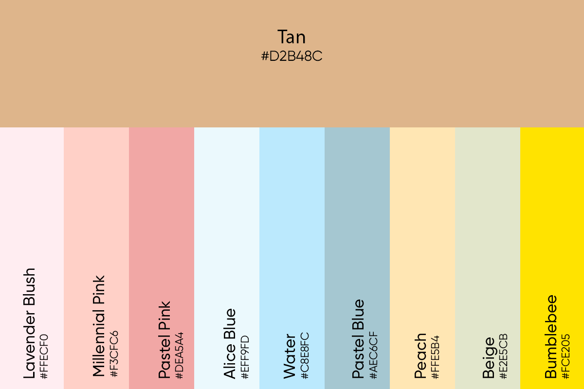 What Color Does Tan Go With