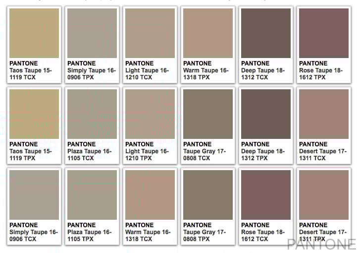 What Does Taupe Color Look Like