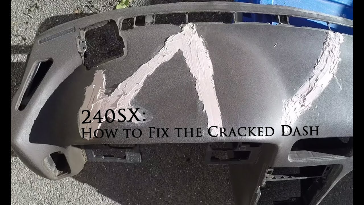 How To Fix Cracks In Dash The 240sx: How To Fix The Cracked Dash - Pt. 1 - YouTube