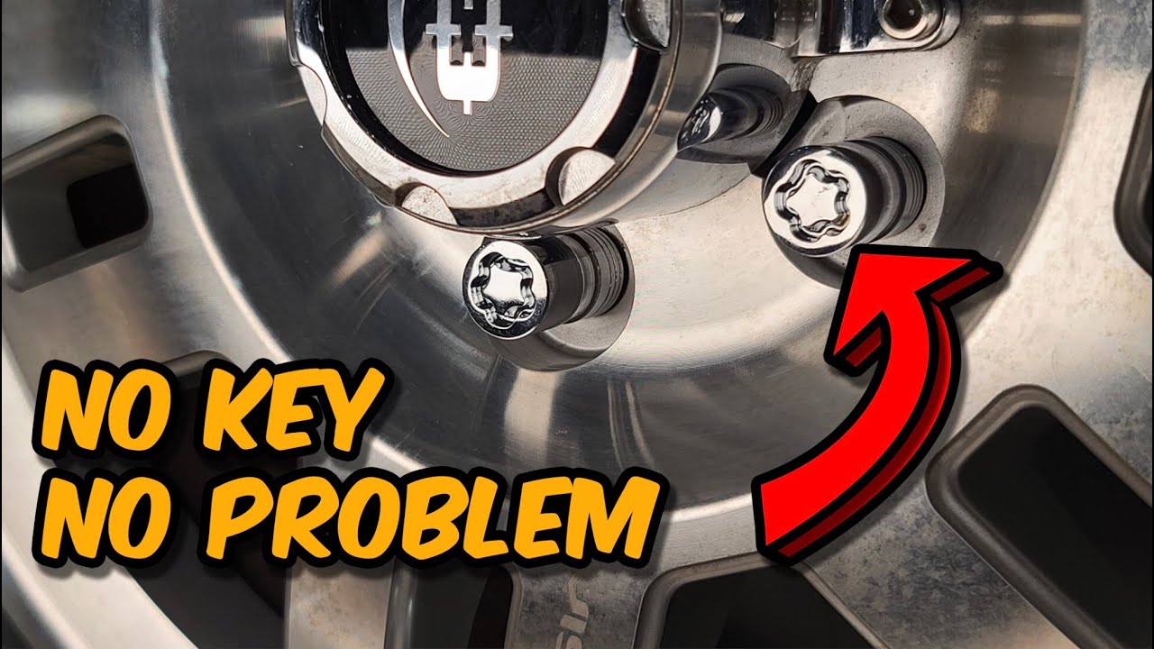 How To Take A Wheel Lock Off Without The Key The 3 BEST Ways to Remove a Wheel Lock Without a Key - YouTube