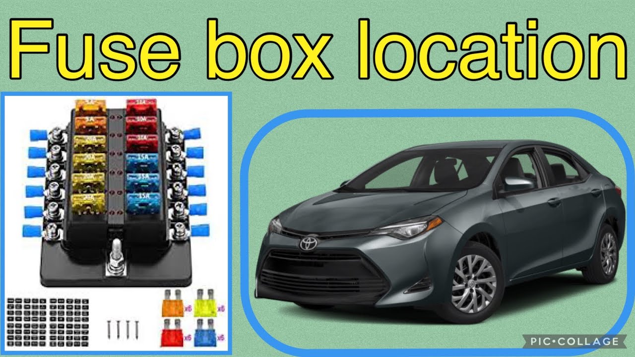 2015 Toyota Corolla Fuse Box Diagram