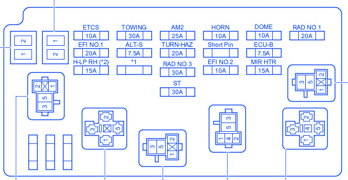 07 Camry 2007 Toyota Camry Fuse Box Diagram
