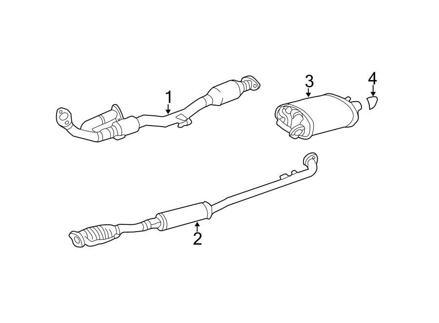 2005 Toyota Camry Exhaust System Diagram