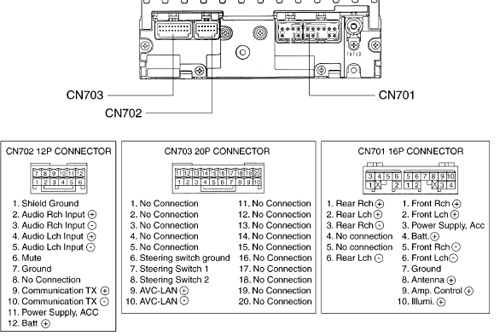 2000 Toyota Camry Radio Wiring Diagram