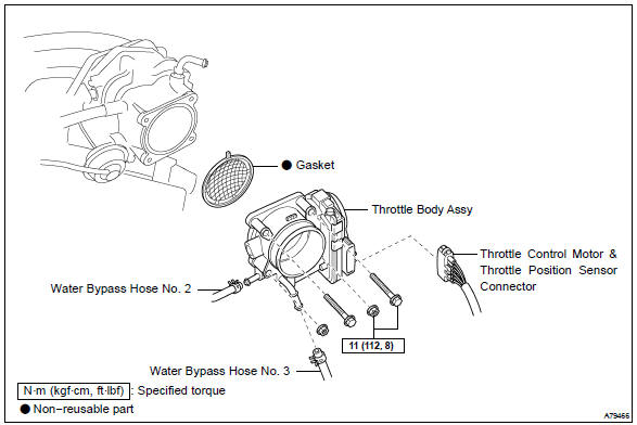 2004 Toyota Camry Throttle Assembly Diagram