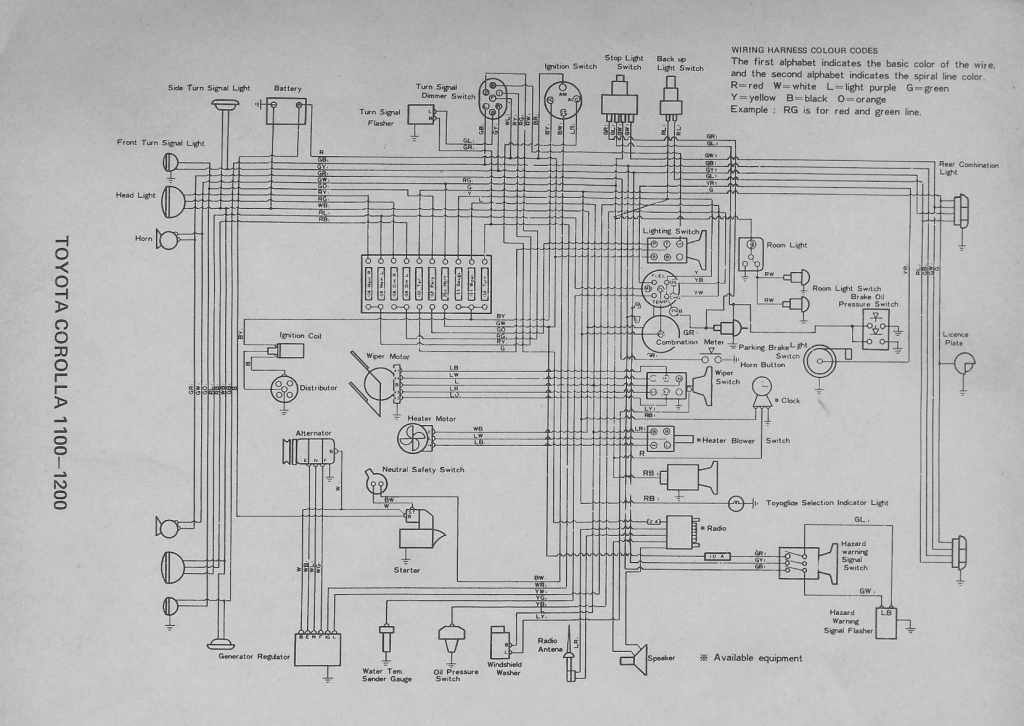 Toyota Corolla Electrical Wiring Diagram