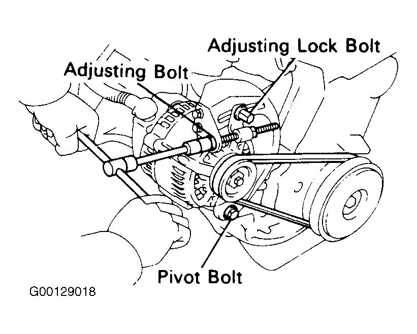 Toyota Corolla 2003 Serpentine Belt Diagram