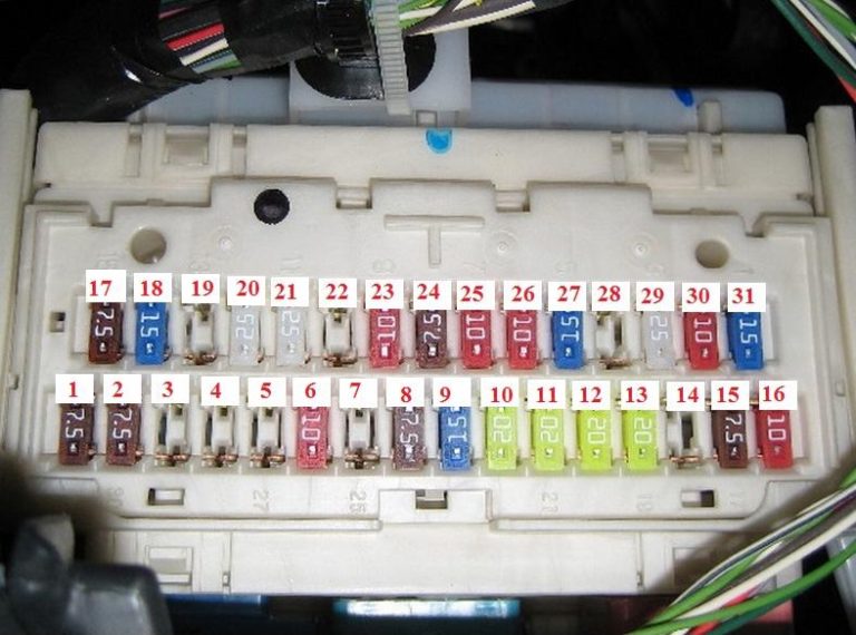 Toyota Corolla 2009 Fuse Box Diagram