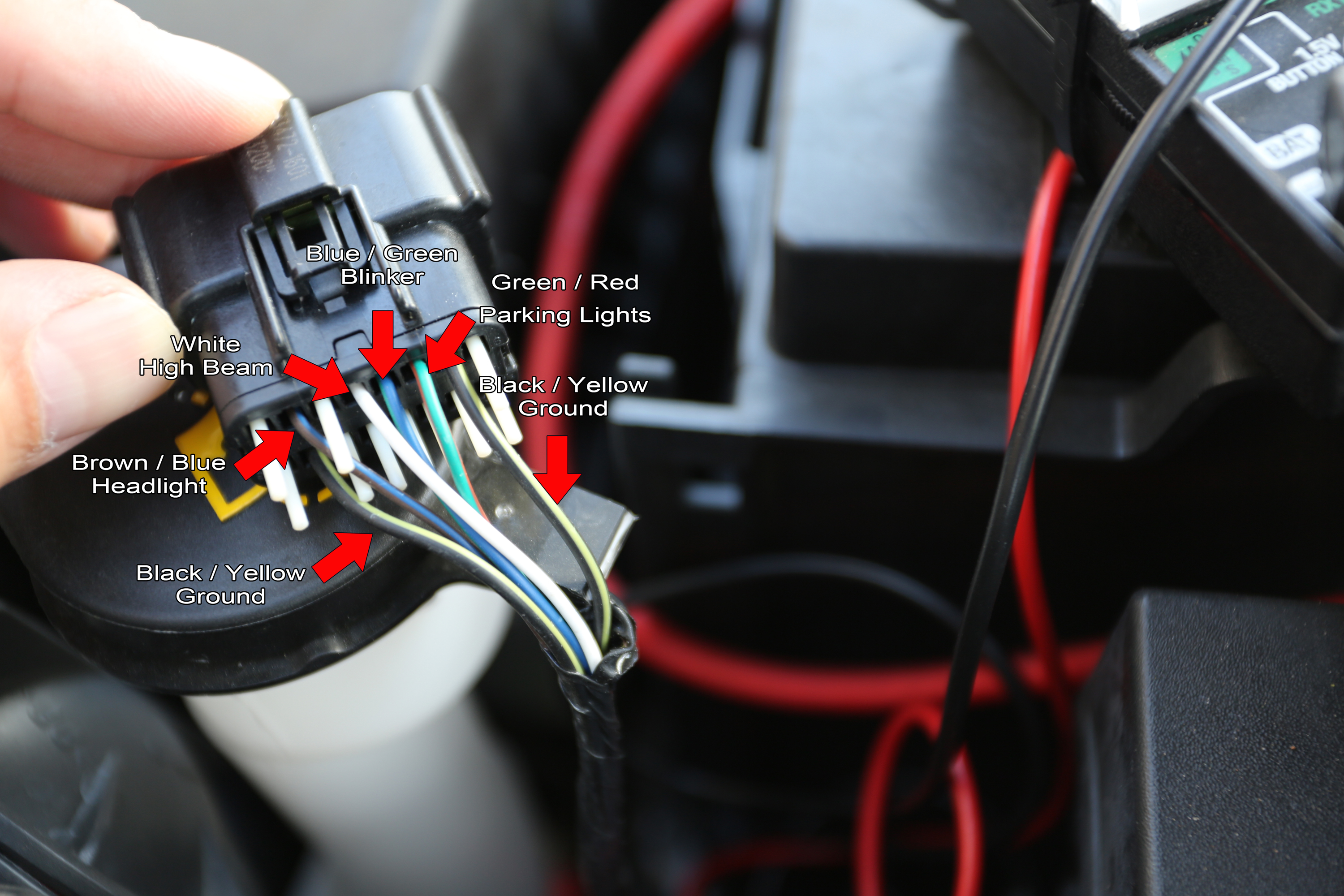 Toyota Headlight Wiring Diagram Color Codes
