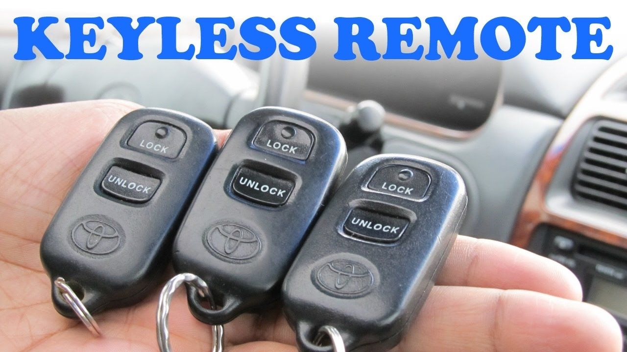 How To Reprogram Keyless Entry Remote Toyota Keyless Remote Programming | Keyless, Remote, Toyota