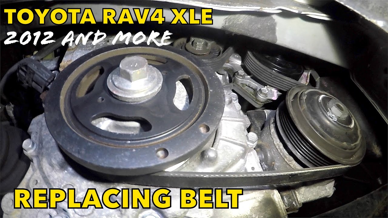 2017 Toyota Rav4 Serpentine Belt Diagram