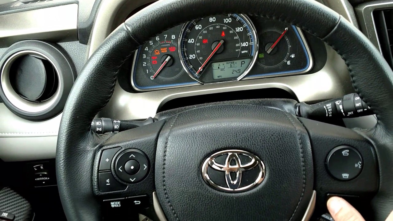 2012 Toyota Rav4 Maintenance Required Light