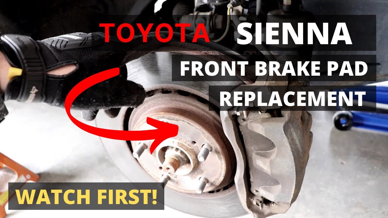 2013 Toyota Sienna Front Brake Diagram