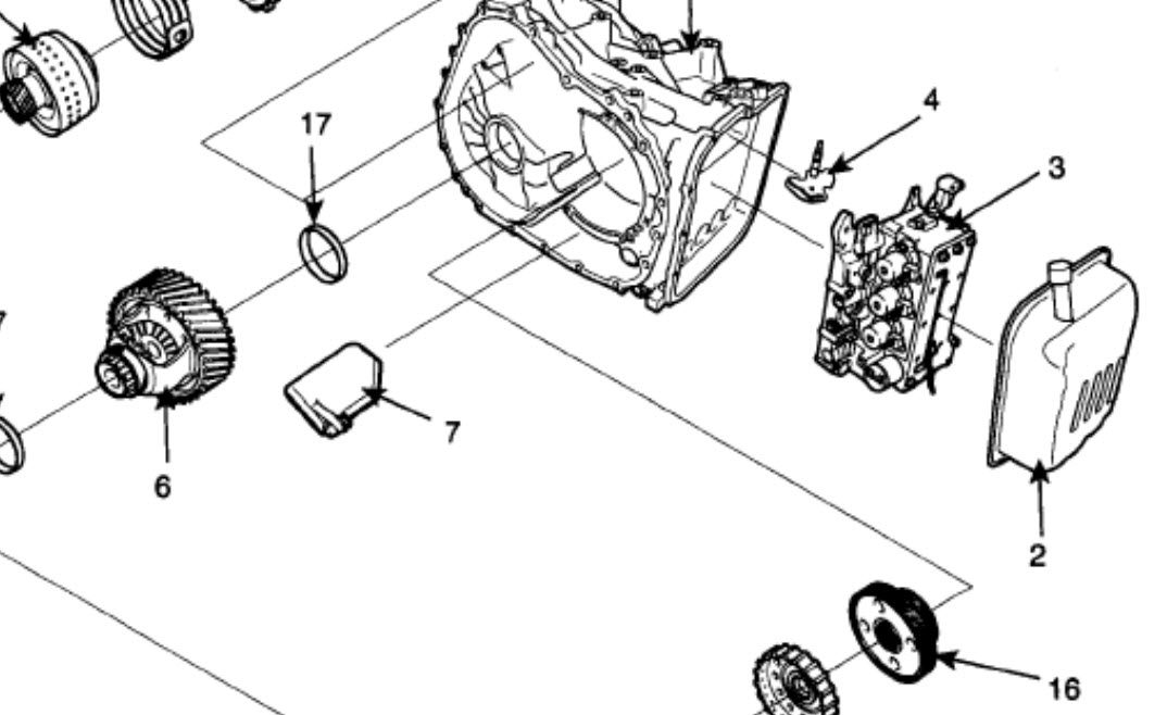 Diagram Transmission Filter Location