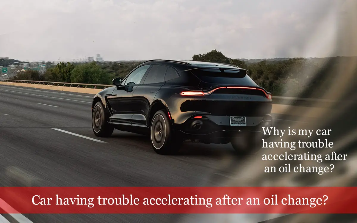 Why Is My Car Having Trouble Accelerating