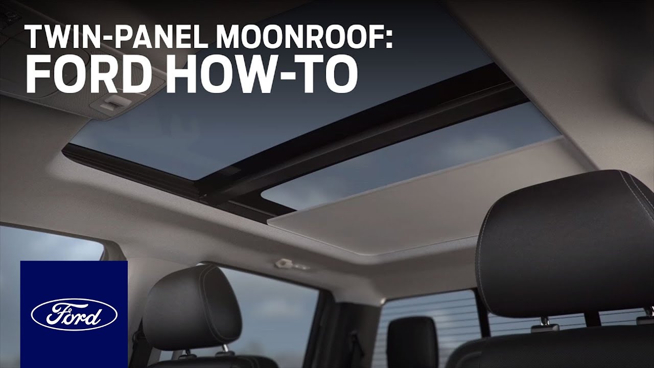 How To Fix Sunroof Cover Off Track Twin-Panel Moonroof | Ford How-To | Ford - YouTube