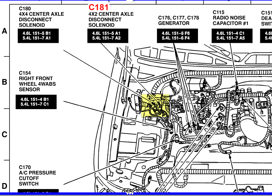 2001 Ford F150 4.6 Vacuum Hose Diagram