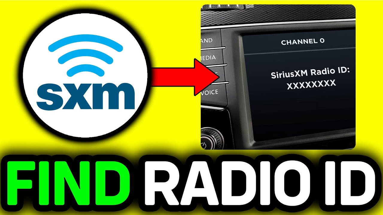 How To Find Your Radio Id UPDATED 2025! How To Find Your radio ID For SiriusXM - YouTube