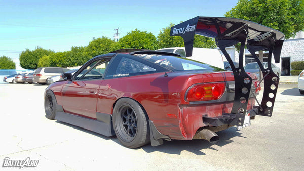 Installation And Aerodynamic Principles Of A Chassis-mounted Rear Wing On A 240sx