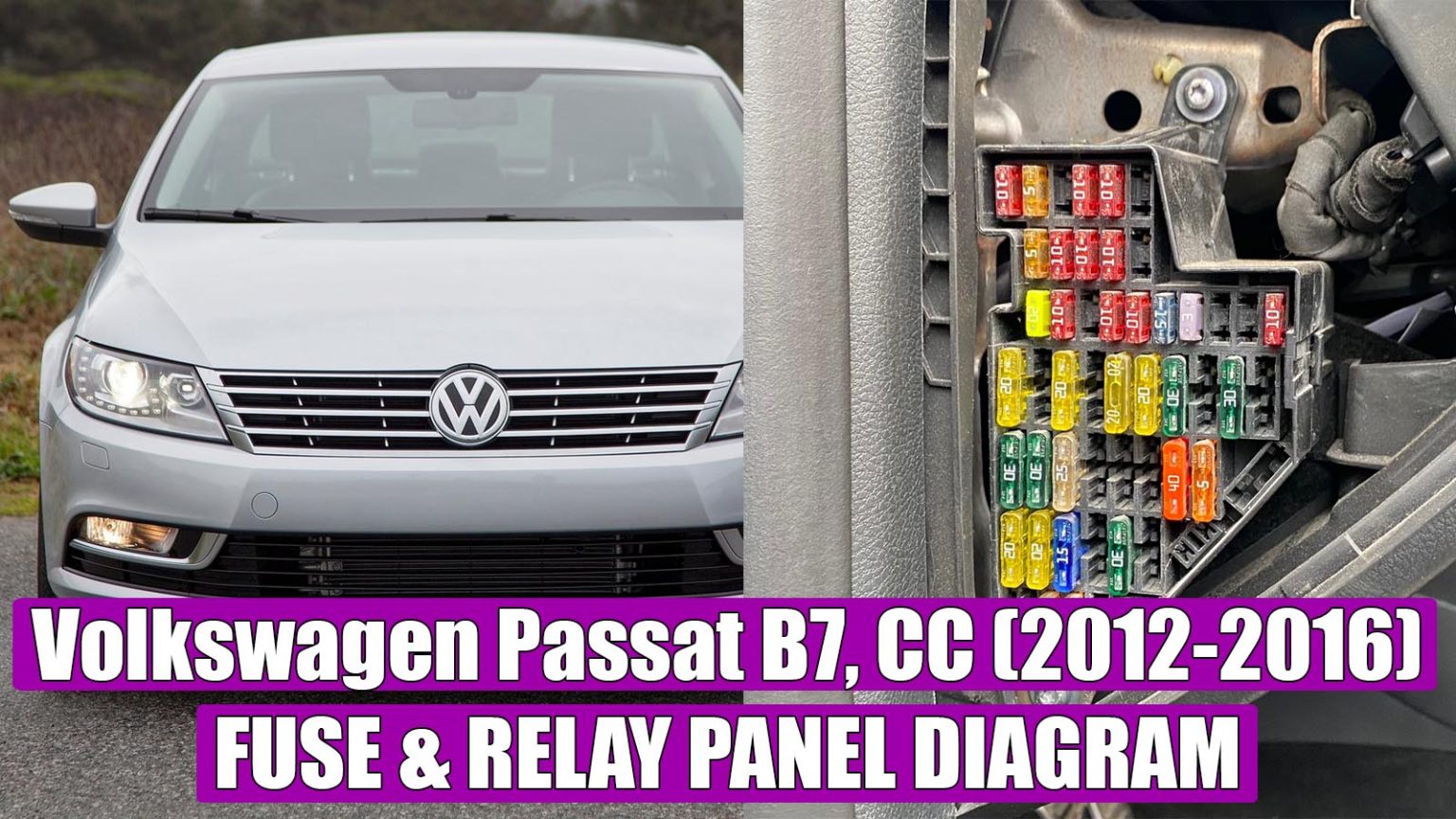 2016 Volkswagen Passat Fuse Box Diagram