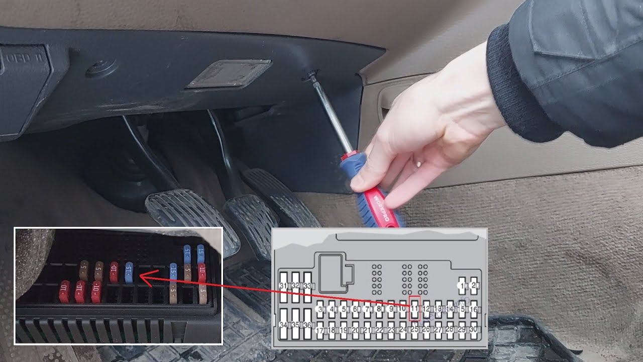 How To Check Cigarette Lighter Fuse Volvo cigarette Lighter Repair - Replace Fuse - YouTube