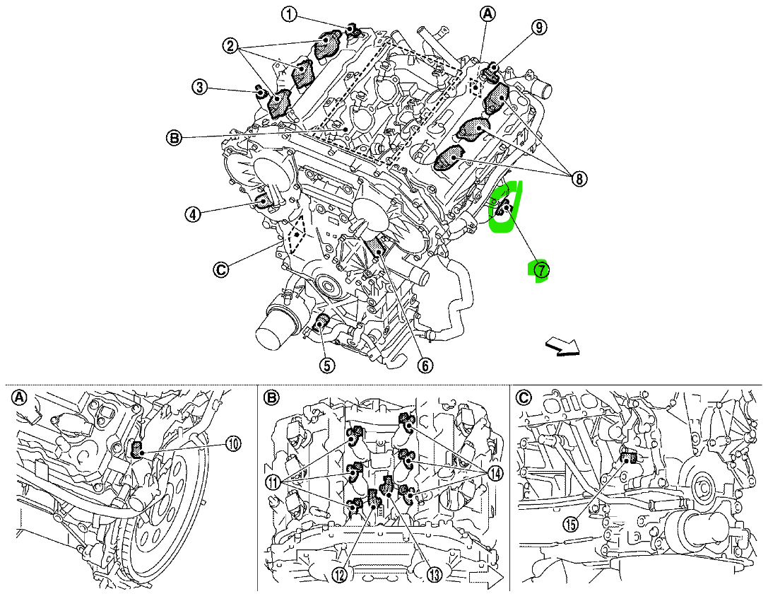 2012 Nissan Pathfinder Crankshaft Position Sensor Location
