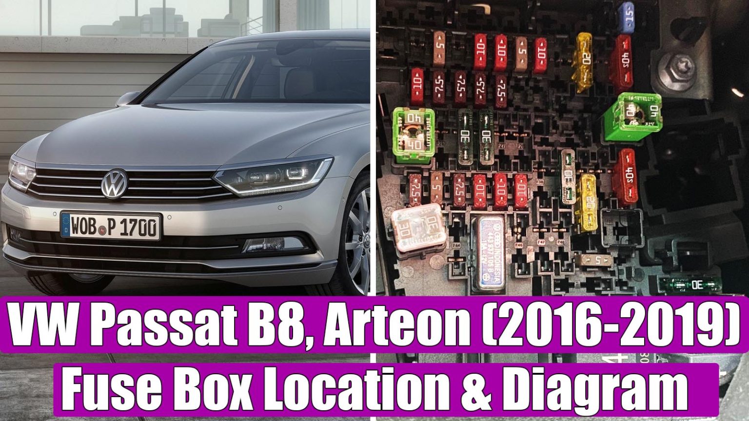2017 Volkswagen Passat Fuse Box Diagram