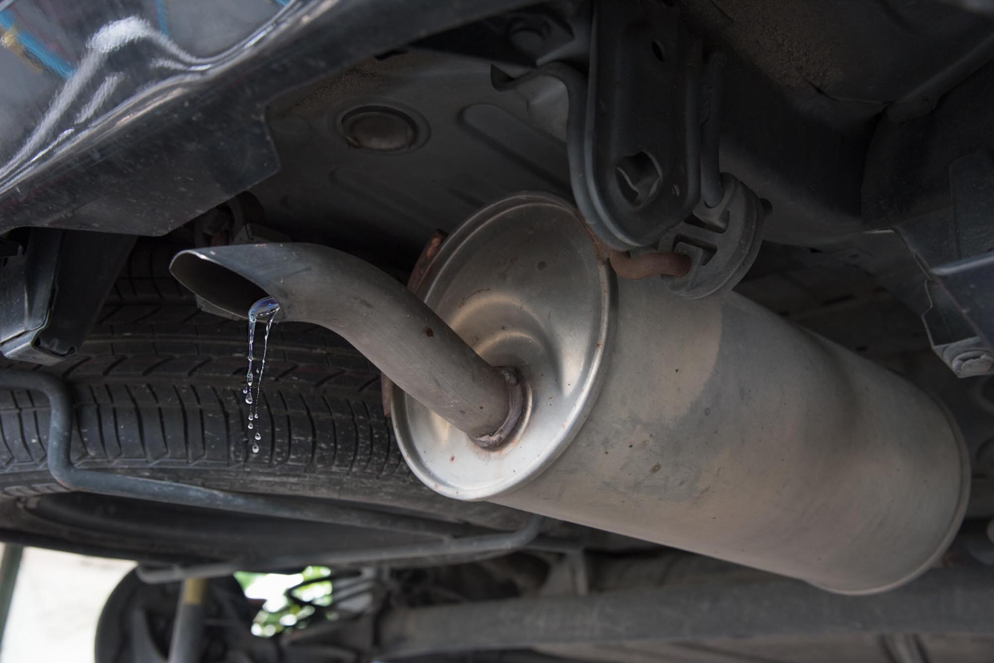 Water Coming Out The Tailpipe