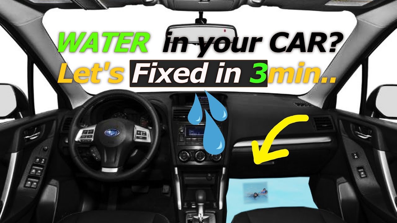 Water Leaking On Passenger Side Floor When Ac Is On