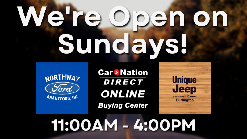 What Dealership Is Open On Sunday
