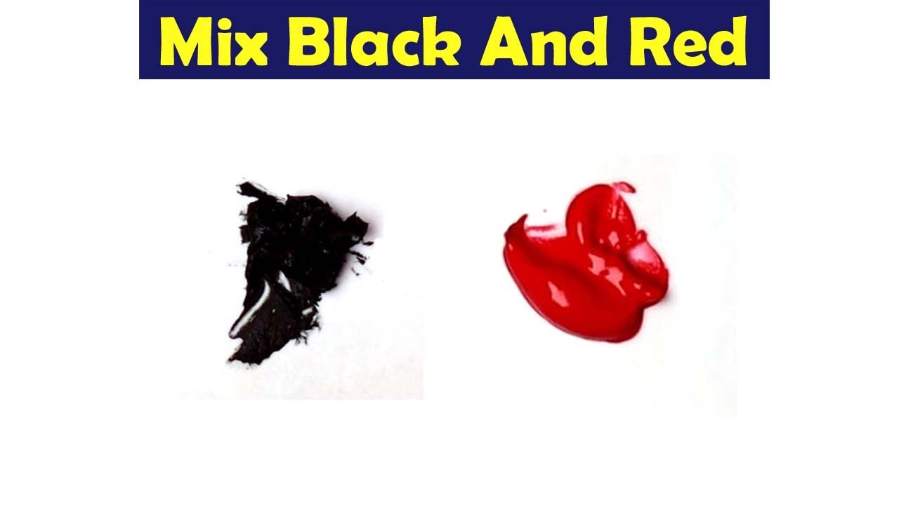 What Does Red And Black Make