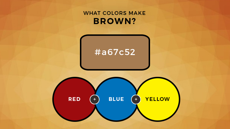 What Two Colors Make Light Brown